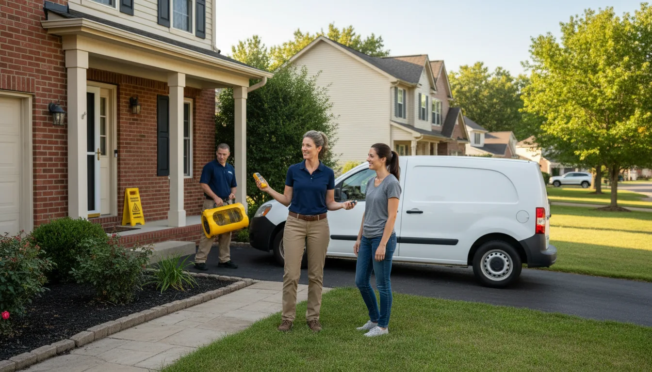 Residential water damage restoration in Bennett, CO